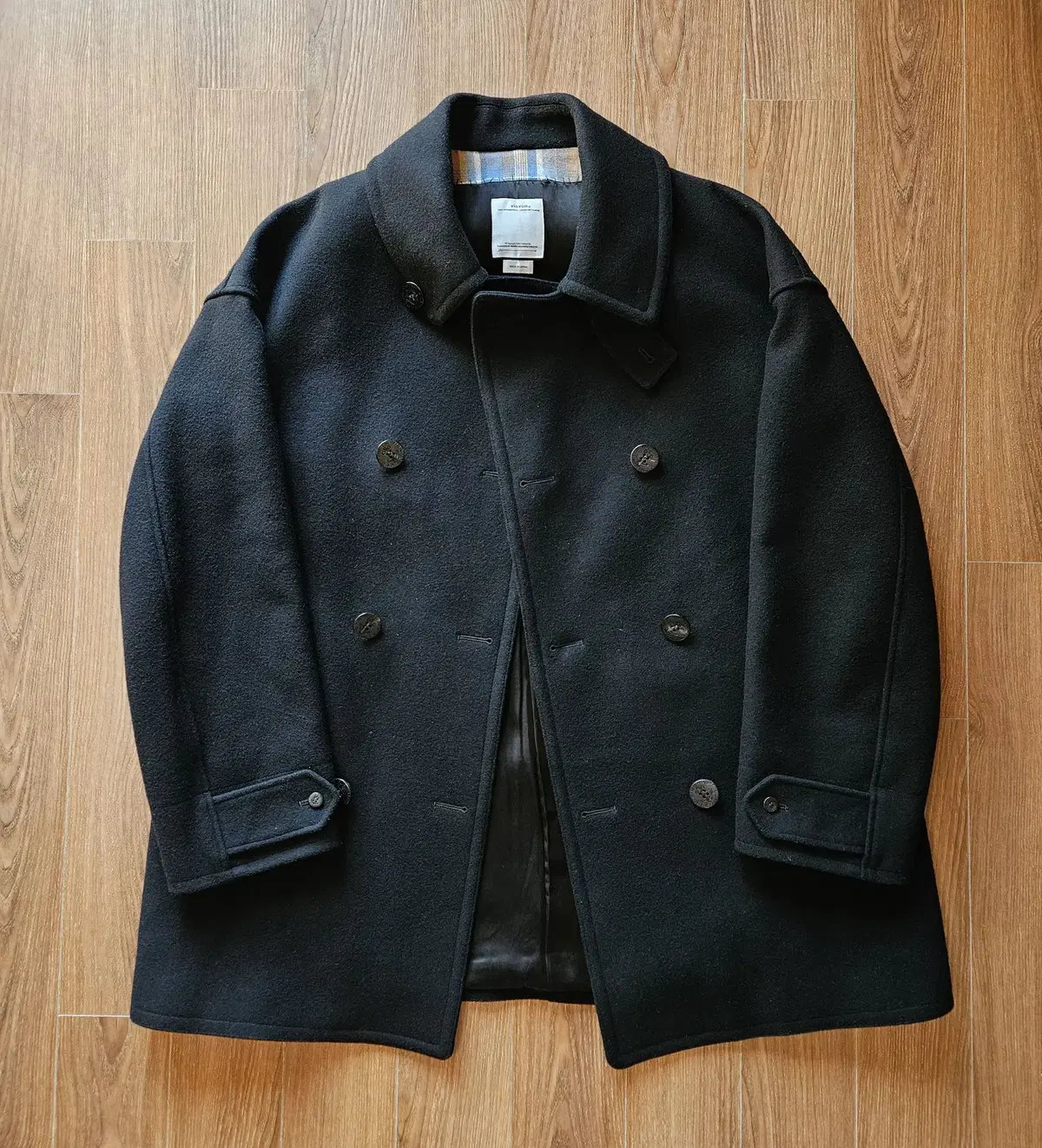 비즈빔 22FW LIEUTENANT LONG P.COAT 피코트 4 블랙